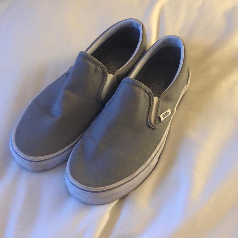 Light Grey Slip-on Vans